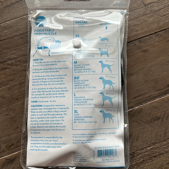 Adjustable Mesh Muzzle Large - Picture 3 of 3